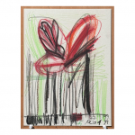 1999. Primavera – nº 56. 32 x 24 cm.  Tècnica mixta sobre paper.