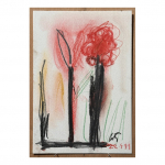 1999. Primavera – nº 58. 18 x 12 cm.  Tècnica mixta sobre paper.