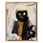 2018-19 - nº 2.   27,5 x 22 cm. Tècnica mixta sobre cartró.