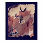 1974 - nº 5. 35 x 25 cm. Tècnica mixta sobre fusta