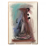 2014-15.  Ella -  nº 13.  51 x 35 cm. Tècnica mixta sobre paper.