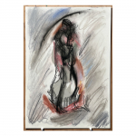2014-15. Ella  -  nº 12.  50 x 35 cm. Tècnica mixta sobre paper